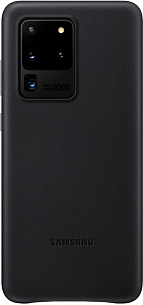 Leather Cover для Samsung Galaxy S20 Ultra (черный)